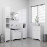 Bathroom Cabinet White 60x33x80 cm Engineered Wood 805024