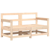 Garden Corner Sofas 2 pcs Solid Wood Pine 825506