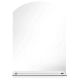249432 Wall Mirror with Shelf 50x70 cm Tempered Glass