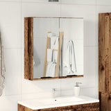Bathroom Mirror Cabinet Old Wood 64x20x66.5 cm Engineered Wood 856940