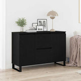 Sideboard Black Oak 101.5 x 35 x 70 cm Engineered Wood 862935