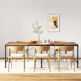 ZNTS Dining Table Solid Reclaimed Wood 240 cm 243994