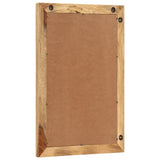 Bathroom Mirror 50x70 cm Solid Wood Rough Mango and Glass 377589