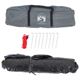 ZNTS Camping Tent 2-Person Grey and Orange Quick Release 4004163