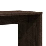 ZNTS Side Tables 2 pcs Brown Oak 50x30x50 cm Engineered Wood 840568