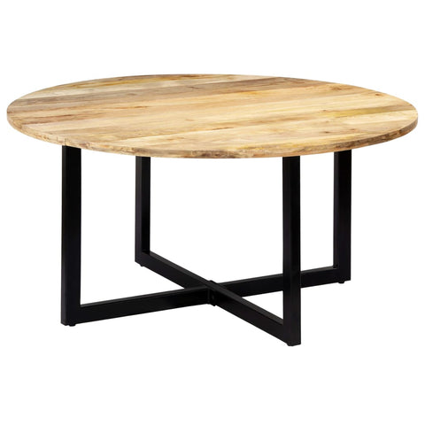 ZNTS Dining Table 150x73 cm Solid Mango Wood 247851