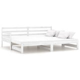 Pull-out Day Bed without Mattress White 2xcm 806956