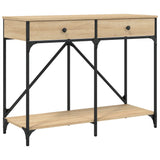 Console Table Sonoma Oak 100x39x78.5 cm Engineered Wood 835485