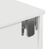 Wall Shelf with Drawers White 80x34x17 cm Engineered Wood 859950