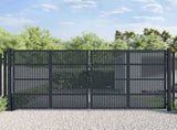 Garden Gate Anthracite 400x175 cm Steel 154575