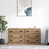 Sideboards with Drawer 2 pcs Artisan Oak 70 x 35.5 x 67.5 cm 3402654