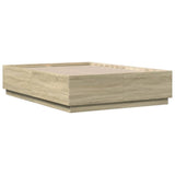 Bed Frame without Mattress Sonoma Oak 140x190 cm 3209732
