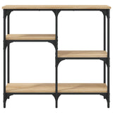 Console Table Sonoma Oak 80x29x75 cm Engineered Wood 834076