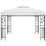 Gazebo with LED String Lights 3x3 m White 3070311