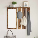 Wall-Mounted Coat Rack Old wood 84 x 10 x 80 cm Engineered wood 874497