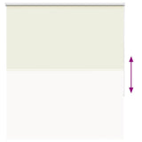 Roller Blind Blackout Off White 130x175 cm Fabric Width 126.6 cm Polyester 4011680