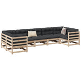 Garden Sofa Set Natural Wood Solid Pine Wood Large Modular 3299614
