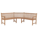 Corner Bench Natural Teak Teak wood Large Durable Corner Bench 316625