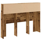 Headboard Cabinet Old Wood 140x19x103.5 cm 856868
