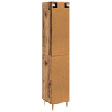 Highboard 2 pcs Old Wood Engineered Wood 3415691