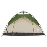 ZNTS Camping Tent Dome 3-Person Green Quick Release 4004193