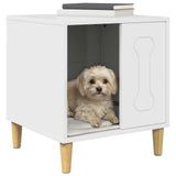 Dog House Gloss White 44 x 42 x 49 cm Engineered Wood 8000702