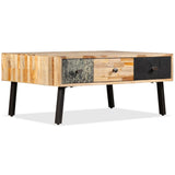 Coffee Table Solid Reclaimed Teak 90x65x40 cm 245404