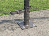 Welded Wire Fence with Concrete Base 25 x 0.6 m 3353650