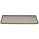 Stair Mats 15 pcs 65x21x4 cm Anthracite Rectangular Edge 134567