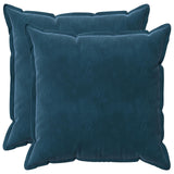 Cushion with Pillow HOUTEN 2 pcs Blue Velvet 936419