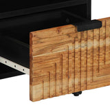 TV Cabinet with Drawer Brown 100 x 33 x 46 cm Solid Mango Wood 4017774