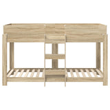 Bunk Bed for Kids Sonoma Oak 90 x 190 cm Engineered Wood 3410533