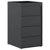 Wheelie Bin Storage with Planter Roof for Single 240L Bin 42018677
