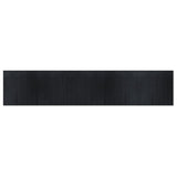 Rug Rectangular Black100x1000 cm Bamboo 376966