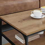 Coffee Table Artisan Oak 90 x 49 x 40 cm Engineered Wood 886244