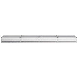Raised Garden Bed Silver 320 x 80 x 24 cm galvanized 8006500