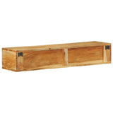 ZNTS Wall-mounted TV Cabinet 100x30x19 cm Solid Wood Acacia 4017481
