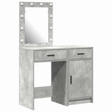 Dressing Table 2 pcs Grey 50 x 41 x 135 cm Engineered wood 3334239