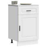Kitchen Base Cabinet Porto White Engineered Wood 853957