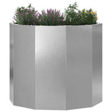Planter Silver 60 x 60 x 50 cm Stainless Steel 883763