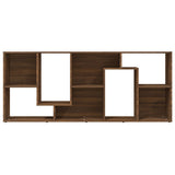 Book Cabinet Brown Oak 67x24x161 cm Engineered Wood 815503