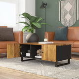 Coffee Table 100x54x40 cm Solid Wood Mango&Engineered Wood 351953