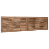 Bed Headboard Natural Solid Teak Wood 42024556