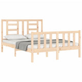 Bed Frame without Mattress 140x190 cm Solid Wood Pine 3192861