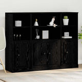 Highboard Black Oak 132 x 35.5 x 103.5 cm Engineered Wood 3333077
