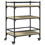 Kitchen Trolley Sonoma Oak 65x40x86.5 cm Engineered Wood 842397