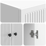 Cabinet Set 2 pcs High Gloss White 66 x 34.5 x 90 cm 3416362