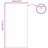 Wall Mirror Rectangular 40 x 80 cm Tempered Glass 42023024