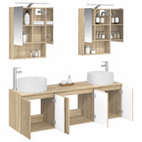 Bathroom Cabinet Set 5 pcs Sonoma Oak Engineered Wood 3406561