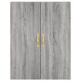 Highboard Grey Sonoma 69,5x34x180 cm Engineered Wood 3195945